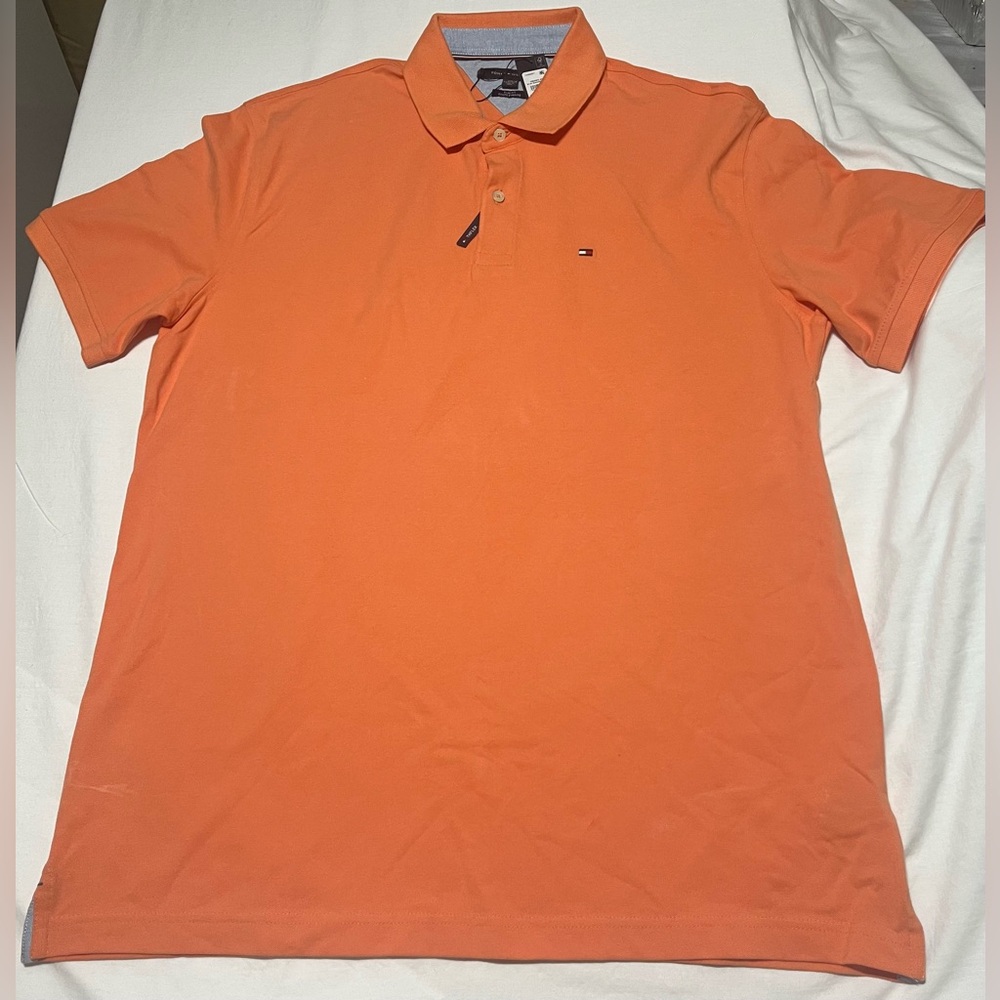 Tommy Hilfiger Men's Orange Polo